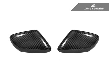 AutoTecknic Replacement Dry Carbon Mirror Covers - Porsche 9J1 Taycan - Graveyard Performance