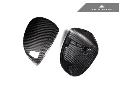AutoTecknic Replacement Dry Carbon Mirror Covers - Mercedes-Benz W206 C-Class - Graveyard Performance