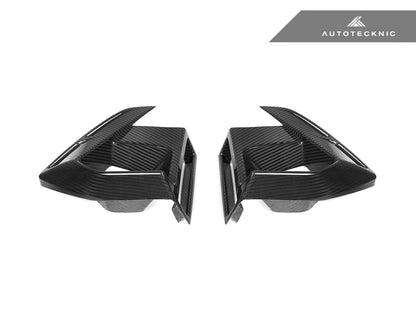 AutoTecknic Dry Carbon Front Bumper Air Vent Set - F97 X3M LCI | F98 X4M LCI - Graveyard Performance
