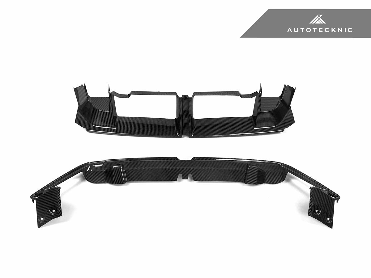 AutoTecknic Dry Carbon OEM-Spec Center Bumper Trim - G90/ G99 M5 - Graveyard Performance
