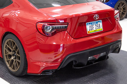 OLM Paint Matched/Gloss Black Rear Bumper Lip - Galaxy Blue Pearl - 2013-2016 Scion FR-S / 2013-2020 Subaru BRZ / 2017-2020 Toyota 86