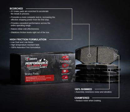 R1 21-26 Lincoln Navigator Rear Off-Road/Tow Brake Pads