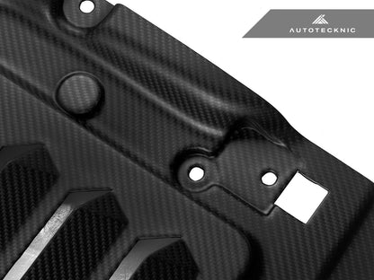 AutoTecknic Pre-Preg Carbon Oil Cooler Skit Plate - G90/ G99 M5 - Graveyard Performance