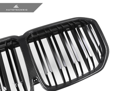 AutoTecknic Dual-Slats Dry Carbon Front Grille - G07 X7 Pre-LCI - Graveyard Performance