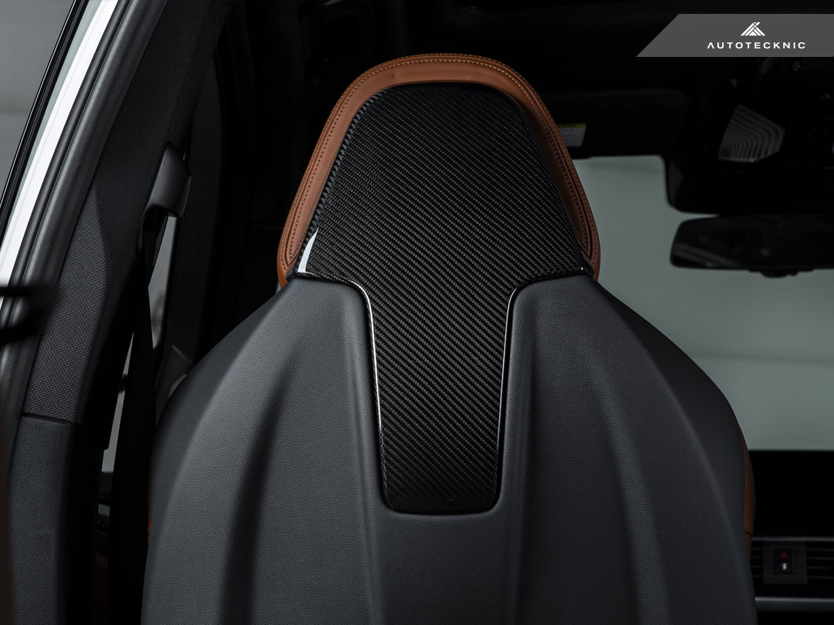 AutoTecknic Dry Carbon Seat Back Cover Set - F97 X3M | F98 X4M - Graveyard Performance