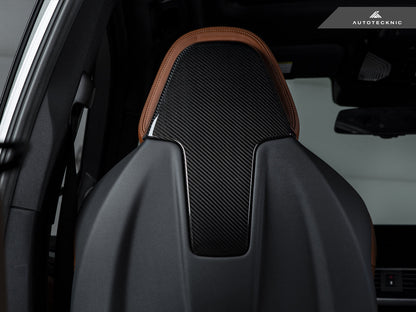 AutoTecknic Dry Carbon Seat Back Cover Set - F97 X3M | F98 X4M - Graveyard Performance
