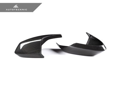 AutoTecknic Replacement Dry Carbon Mirror Covers - Chevrolet C8 Corvette - Graveyard Performance