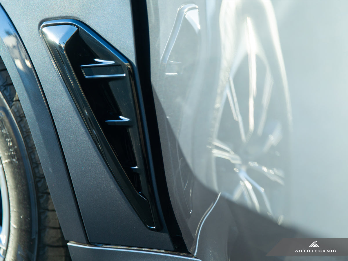 AutoTecknic Gloss Black Fender Trim Set - F95 X5M | G05 X5 - Graveyard Performance