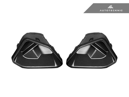 AutoTecknic Carbon Fiber Front Bumper Air Vent Set - G06 X6 M-Sport LCI - Graveyard Performance