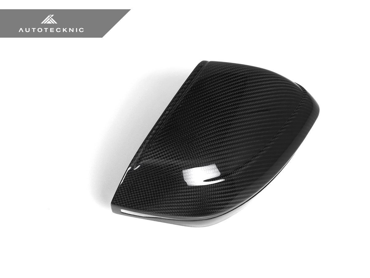 AutoTecknic Dry Carbon Fiber Mirror Cap Set - G60 5-Series | G70 7-Series - Graveyard Performance