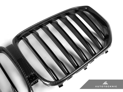 AutoTecknic Dry Carbon Fiber Front Grille - G05 X5 Pre-LCI - Graveyard Performance