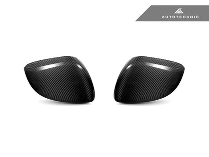 AutoTecknic Replacement Dry Carbon Mirror Covers - Mercedes-Benz W206 C-Class - Graveyard Performance