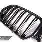AutoTecknic Dual-Slat Carbon Fiber Front Grille - G06 X6 LCI