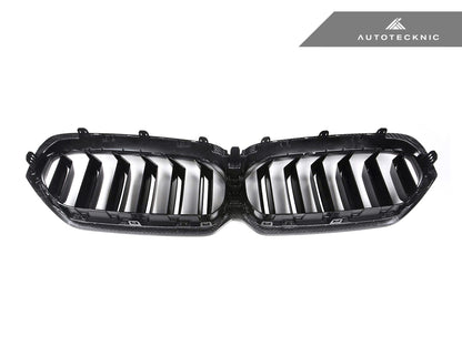 AutoTecknic Dry Carbon Fiber Dual-Slats Front Grilles - G30 5-Series LCI - Graveyard Performance