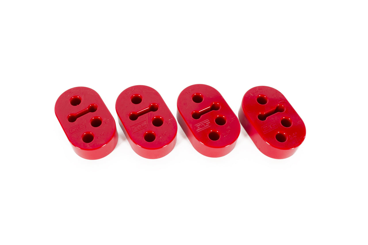GrimmSpeed Polyurethane Exhaust Hanger 12mm Two Position For Subaru Universal Set of 4 - Graveyard Performance