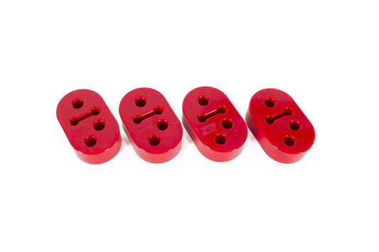 GrimmSpeed Polyurethane Exhaust Hanger 12mm Two Position For Subaru Universal Set of 4 - Graveyard Performance