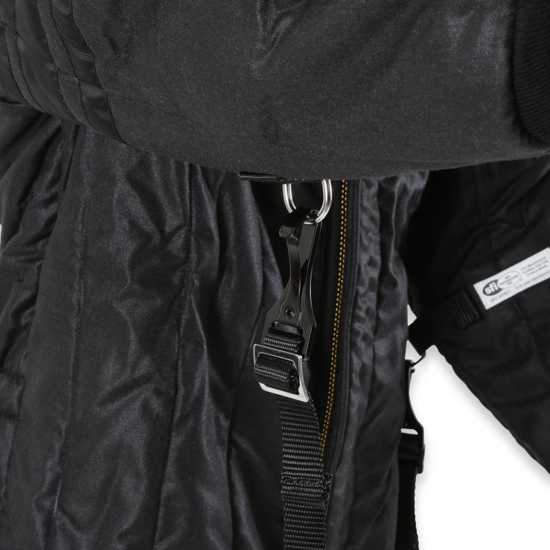 RaceQuip SFI-15 Jacket Black Medium - Graveyard Performance