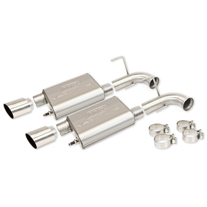 BBK 11-14 Mustang GT VariTune Axle Back Exhaust Kit (Stainless Steel) - Graveyard Performance