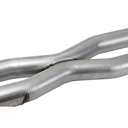 BBK 15-20 Ford Mustang GT 5.0L Resonator Delete X-Pipe (For Use w/Shorties Or Stock Manifolds) - Graveyard Performance
