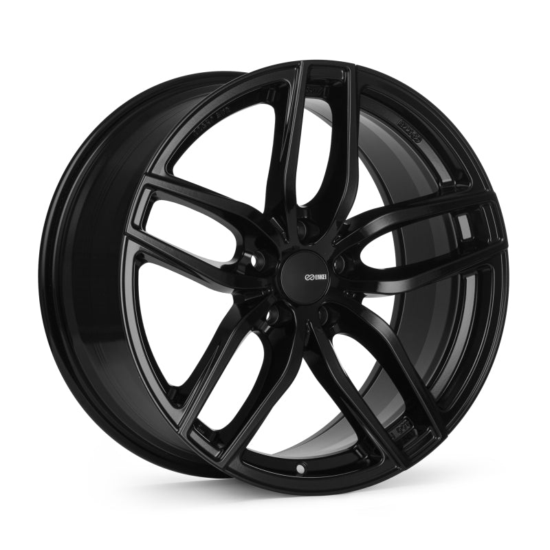 Enkei Tune 18x8 / 5x114.3 BP / ET35 / 72.6mm Bore - Gloss Black Wheel