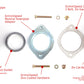 GrimmSpeed OEM Downpipe to 3 Inch Catback Adapter Kit For Subaru Turbo Universal