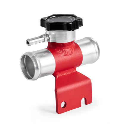 Mishimoto 08-15 Mitsubishi Lancer Evo X Coolant Fill Inlet - Red - Graveyard Performance