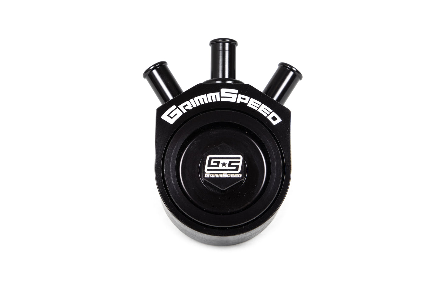 GrimmSpeed Air/Oil Separator Red Subaru 02-07 WRX 04-21 STI 04-08 FXT - Graveyard Performance