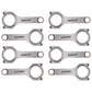 Manley Chevy Small Block LS/LT1 6.125in H Beam Connecting Rod Set w/ ARP2000 Bolts