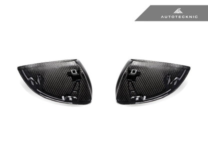 AutoTecknic Replacement Dry Carbon Mirror Covers - Mercedes-Benz W206 C-Class - Graveyard Performance