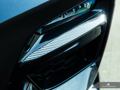 AutoTecknic Carbon Fiber Front Bumper Trim Set - G01 X3 | G02 X4 M40I Pre-LCI - Graveyard Performance