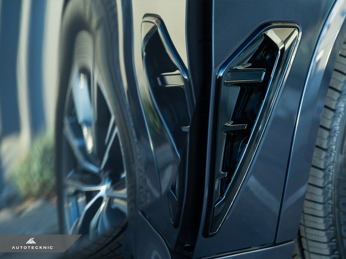 AutoTecknic Gloss Black Fender Trim Set - F95 X5M | G05 X5 - Graveyard Performance
