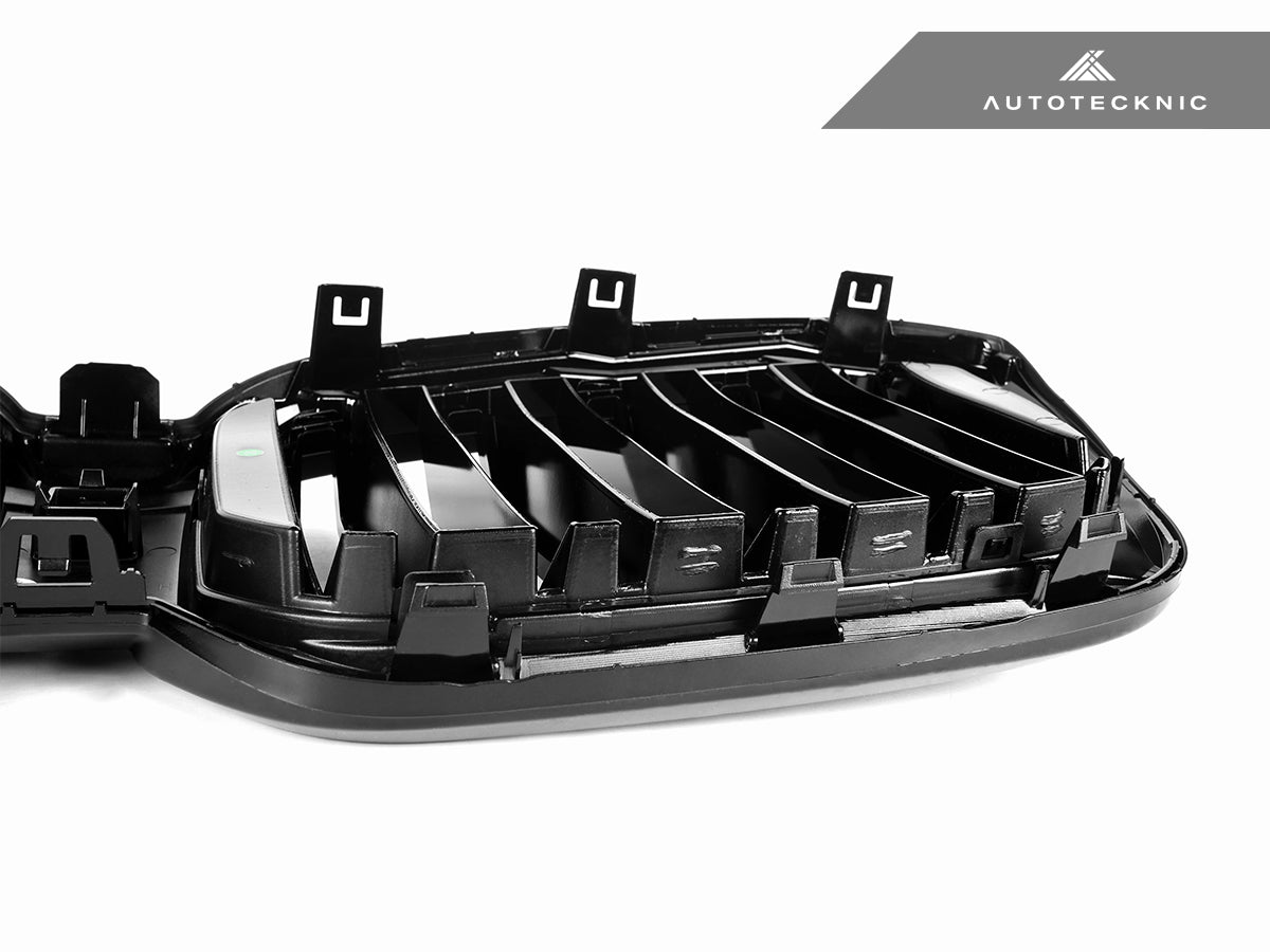 AutoTecknic Dual-Slats Gloss Black Front Grille - G01 X3 | G02 X4 LCI - Graveyard Performance