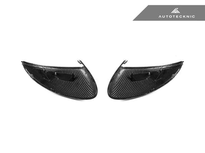 AutoTecknic Replacement Dry Carbon Mirror Covers - Porsche 958 Cayenne - Graveyard Performance