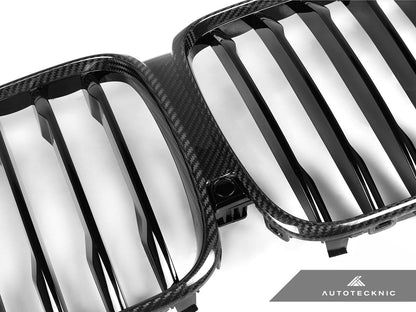 AutoTecknic Dry Carbon Fiber Front Grille - G05 X5 Pre-LCI - Graveyard Performance