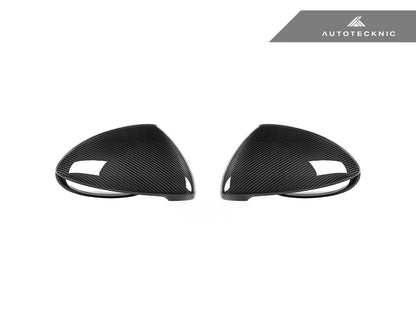 AutoTecknic Replacement Dry Carbon Mirror Covers - Porsche 958.2 Cayenne - Graveyard Performance