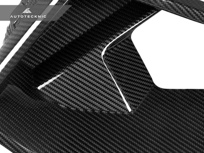 AutoTecknic Carbon Fiber Front Bumper Air Vent Set - G06 X6 M-Sport LCI - Graveyard Performance