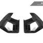AutoTecknic Dry Carbon Front Bumper Air Vent Set - F97 X3M LCI | F98 X4M LCI