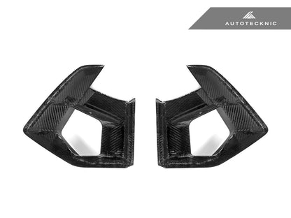 AutoTecknic Dry Carbon Front Bumper Air Vent Set - F97 X3M LCI | F98 X4M LCI - Graveyard Performance