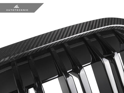 AutoTecknic Dual-Slats Dry Carbon Front Grille - G07 X7 Pre-LCI - Graveyard Performance