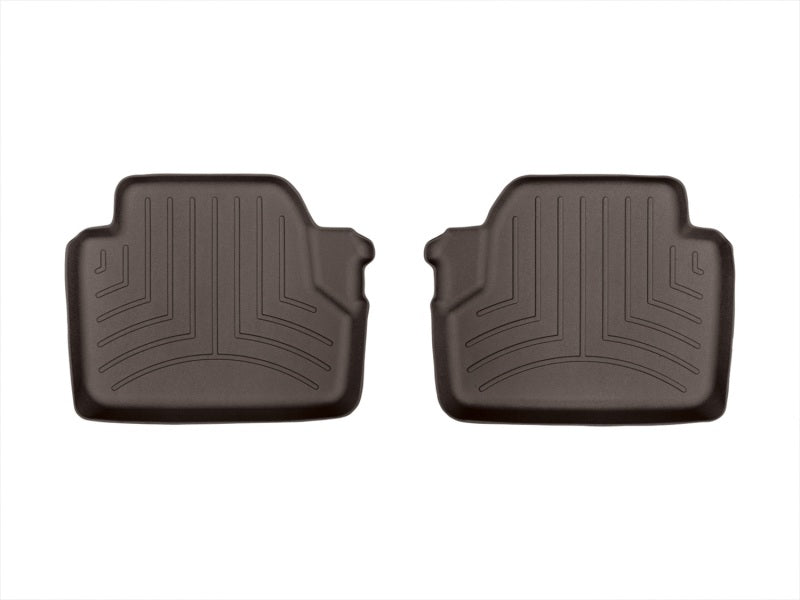 WeatherTech 2014+ BMW 4-Series Rear FloorLiner - Cocoa - Graveyard Performance