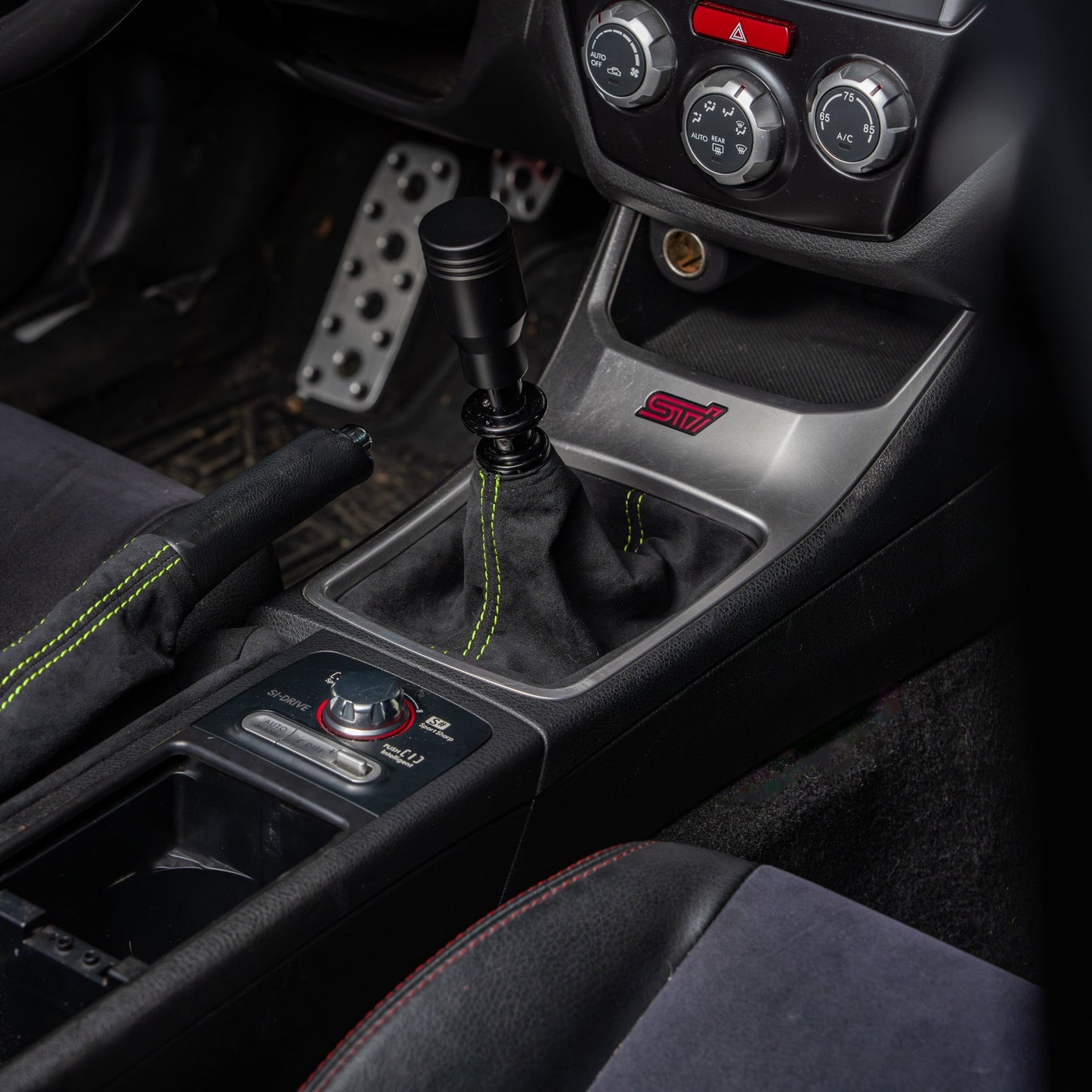 Billetworkz Premium Alcantara Shift Boot – Subaru STI 2008–2014 - Graveyard Performance