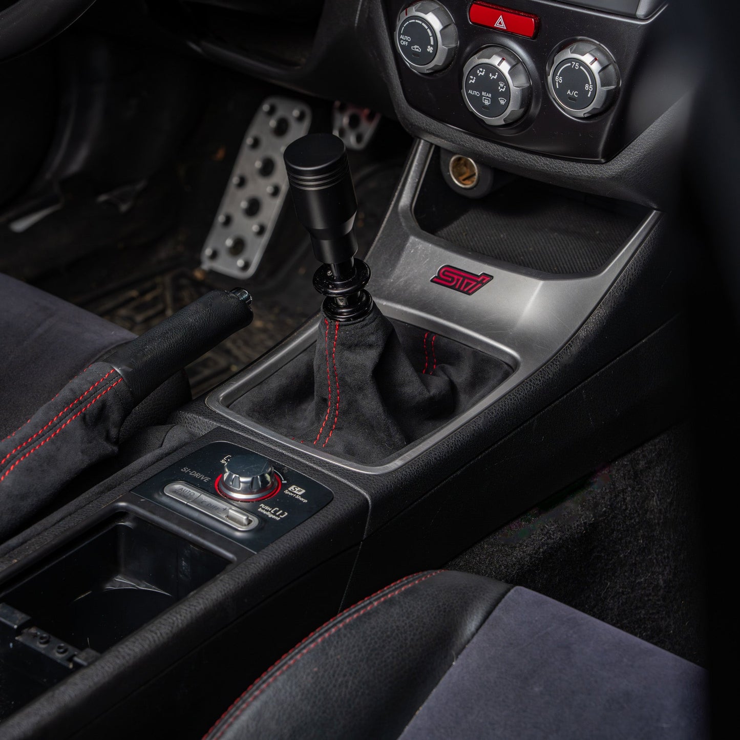 Billetworkz Premium Alcantara Shift Boot – Subaru STI 2008–2014 - Graveyard Performance