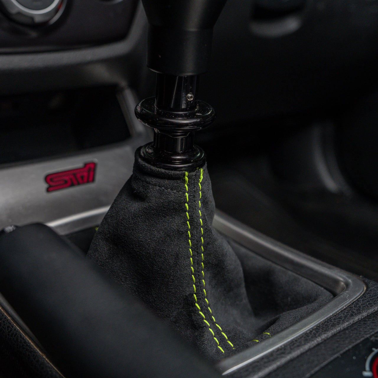 Billetworkz Premium Alcantara Shift Boot – Subaru STI 2008–2014 - Graveyard Performance