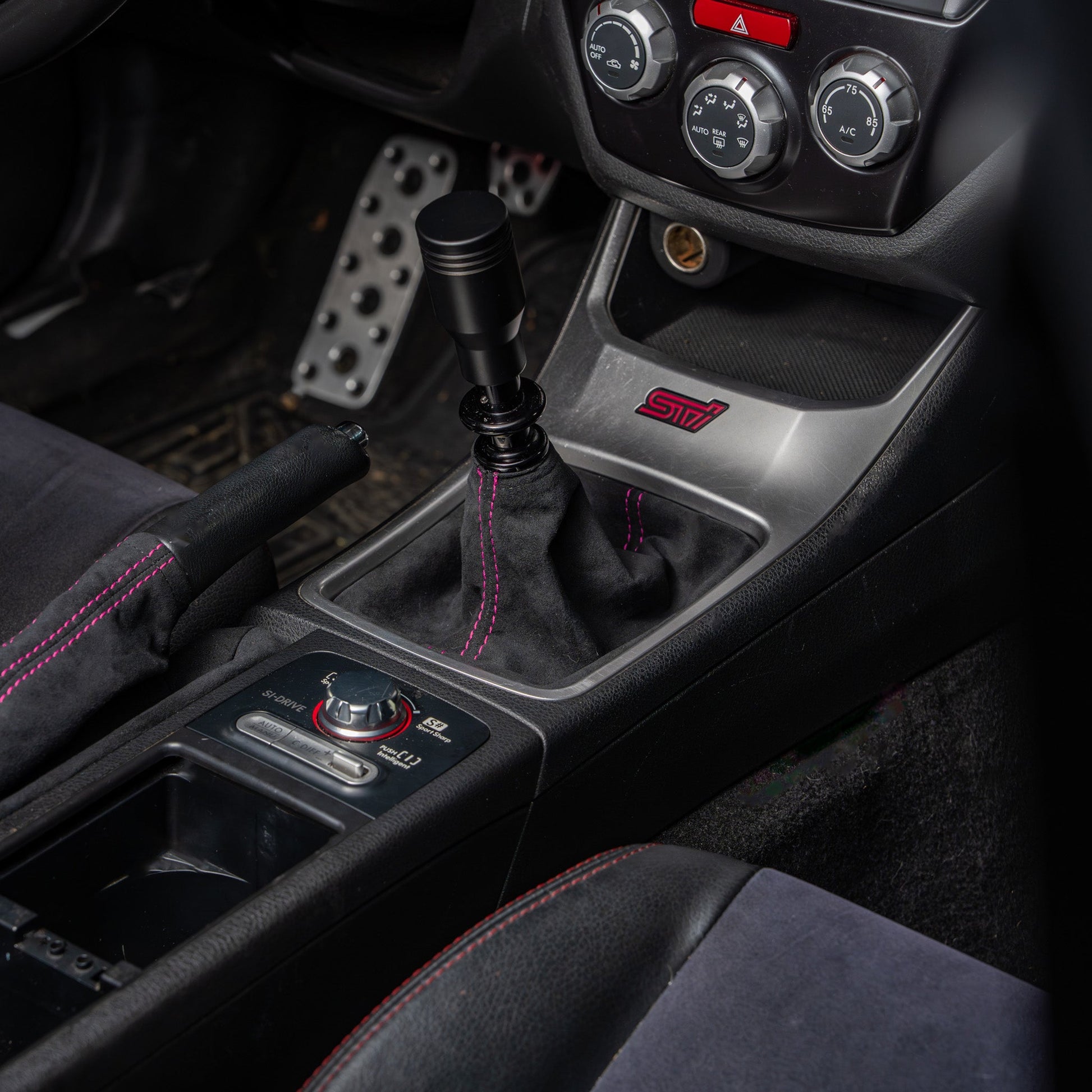Billetworkz Premium Alcantara Shift Boot – Subaru STI 2008–2014 - Graveyard Performance