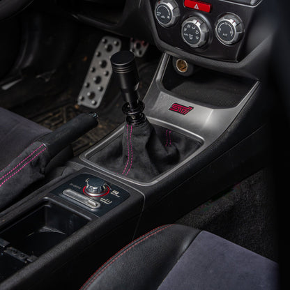 Billetworkz Premium Alcantara Shift Boot – Subaru STI 2008–2014 - Graveyard Performance