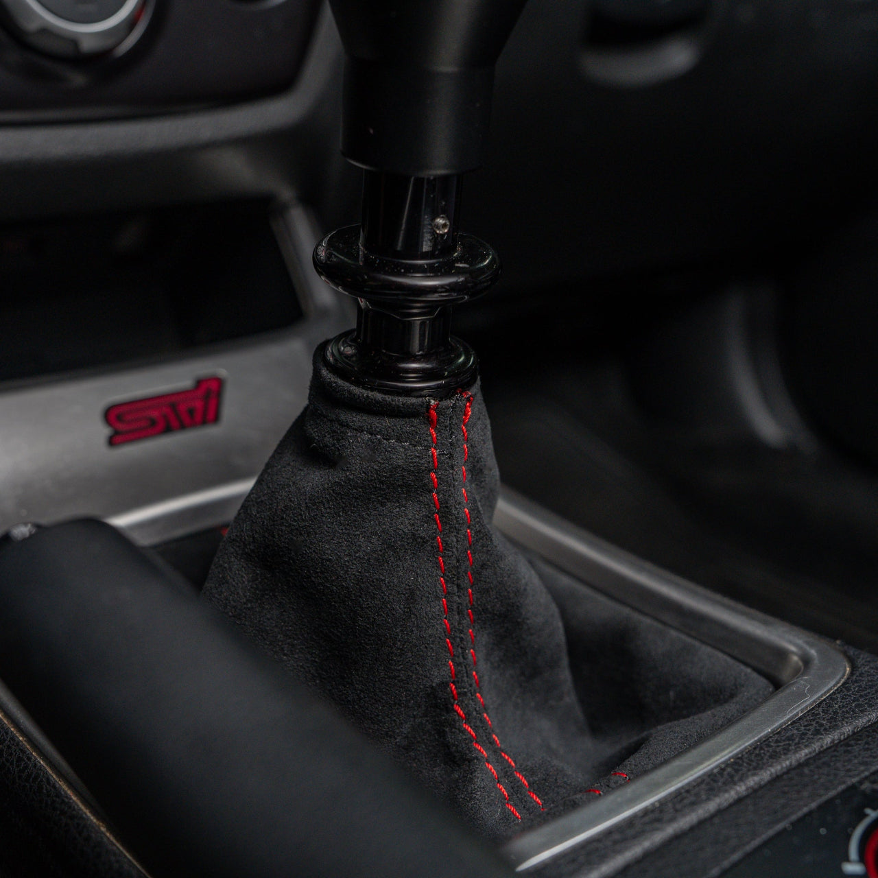 Billetworkz Premium Alcantara Shift Boot – Subaru STI 2008–2014 - Graveyard Performance