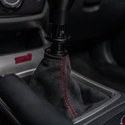 Billetworkz Premium Alcantara Shift Boot – Subaru STI 2008–2014 - Graveyard Performance
