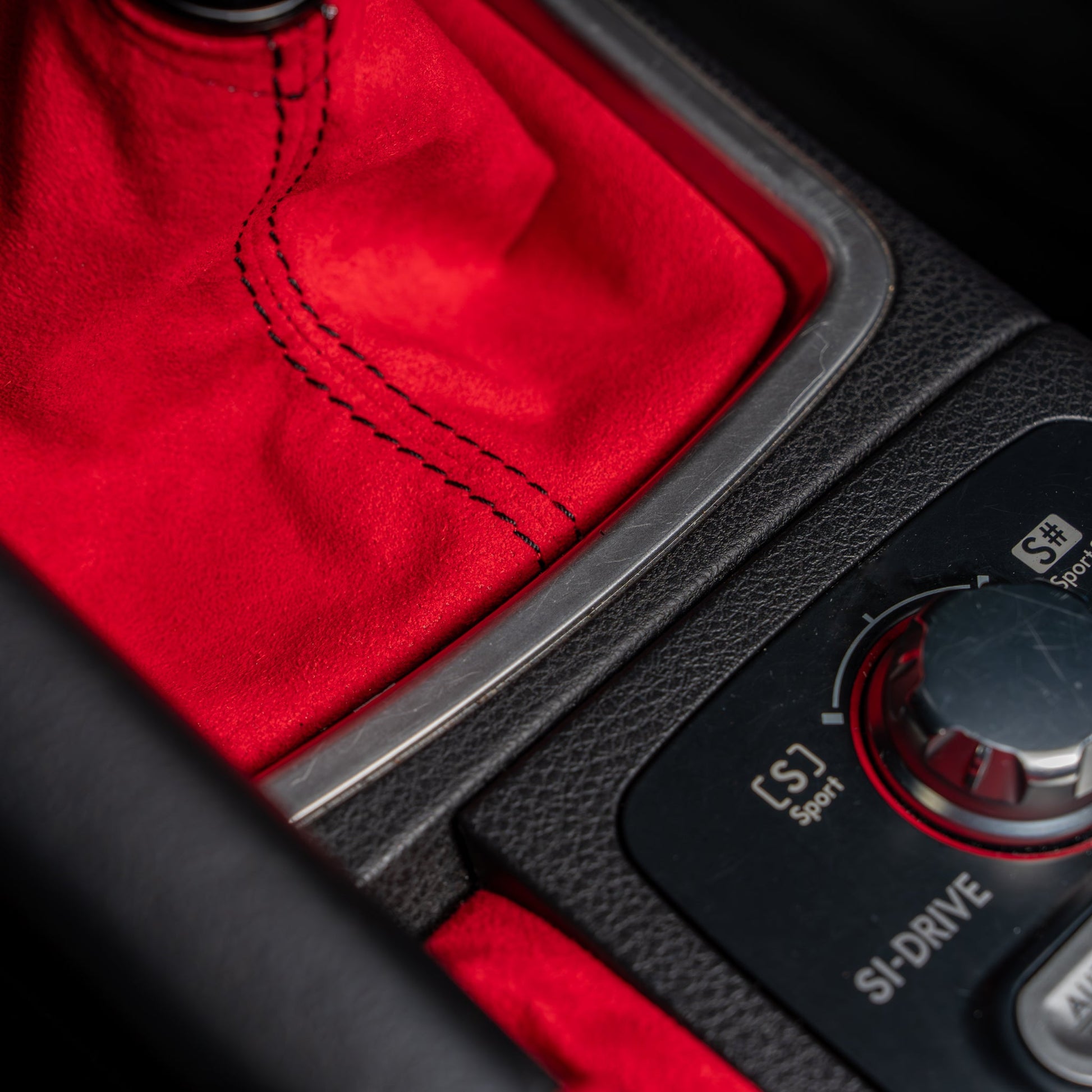 Billetworkz Premium Alcantara Shift Boot – Subaru STI 2008–2014 - Graveyard Performance