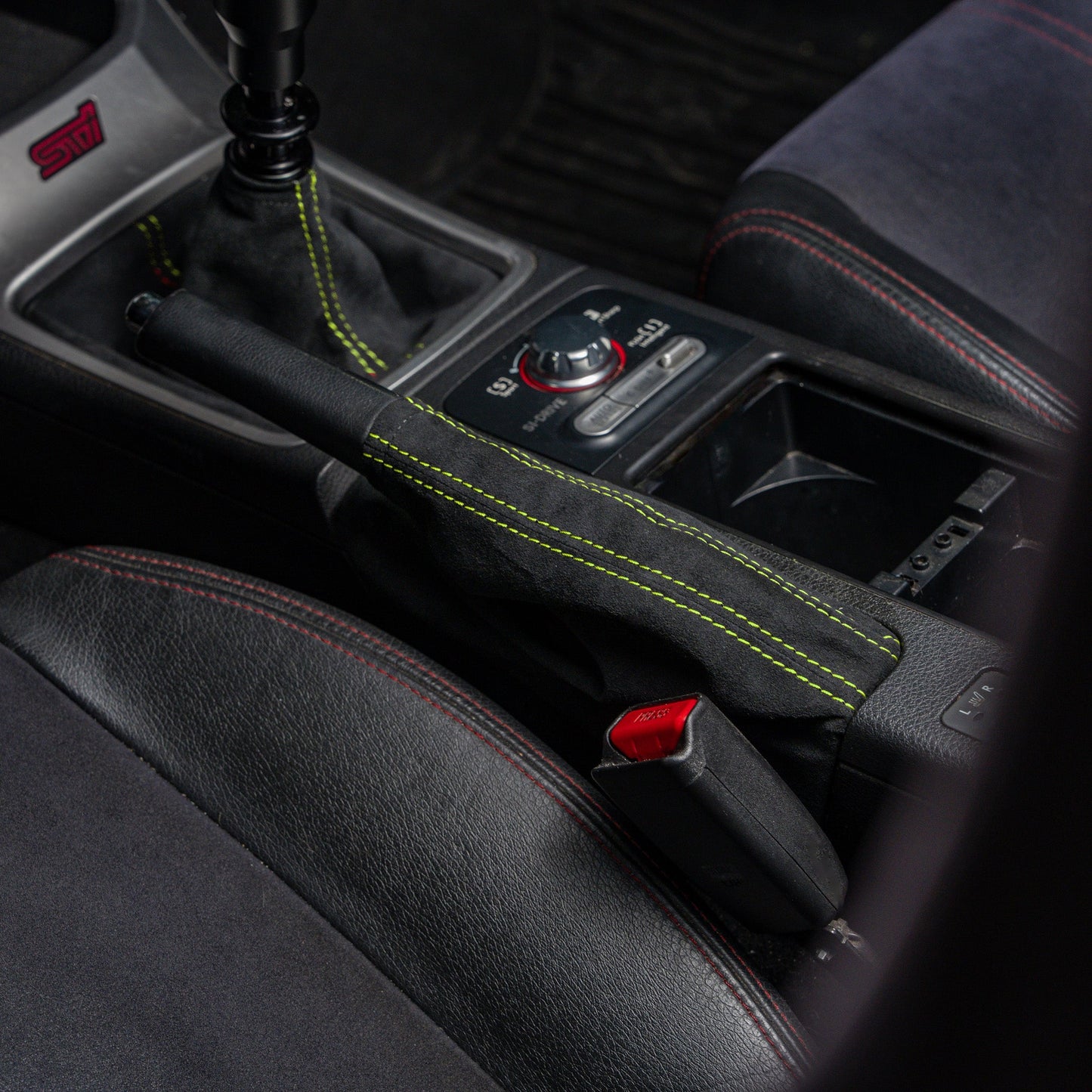 Billetworkz Premium Alcantara E-Brake Boot – Subaru WRX/STI 2008–2021 - Graveyard Performance