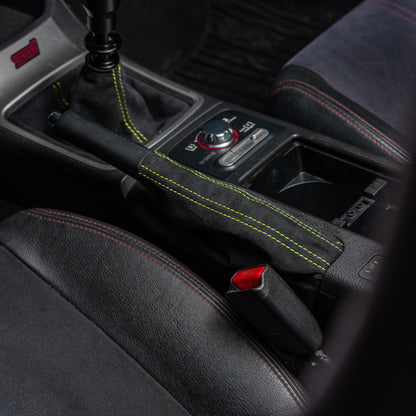 Billetworkz Premium Alcantara E-Brake Boot – Subaru WRX/STI 2008–2021 - Graveyard Performance